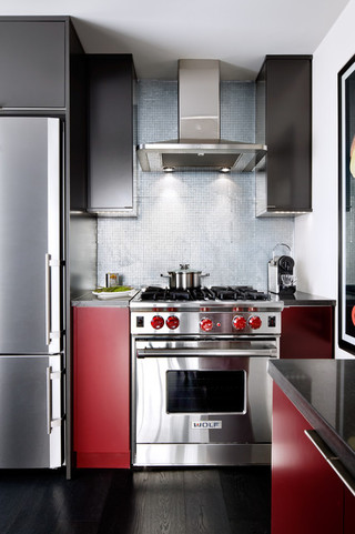 现代简约风格卫生间单身公寓简单实用2014厨房装修图片