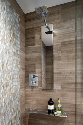 现代简约风格厨房单身公寓实用卧室卫浴间瓷砖设计