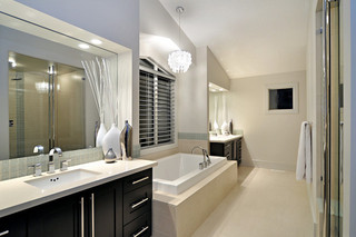 现代简约风格卧室2014年别墅欧式奢华嵌入式浴缸图片