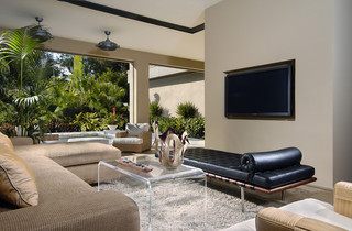 现代简约风格客厅三层连体别墅稳重卡座沙发效果图