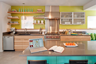 现代简约风格厨房大气3平方厨房橱柜安装图
