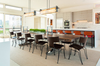 现代简约风格客厅三层别墅卧室温馨餐桌桌布图片