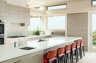 现代简约风格厨房2层别墅温馨卧室大理石餐桌图片