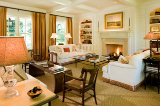 新古典风格卧室三层连体别墅奢华家具三人沙发图片