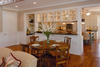 房间欧式风格单身公寓厨房家庭餐桌效果图