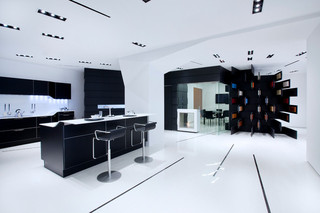 现代简约风格卫生间白领公寓卧室黑白140平米以上设计图纸