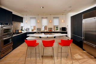 现代简约风格卫生间三层别墅及大方简洁客厅欧式开放式厨房设计图纸
