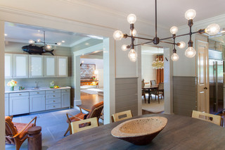 欧式风格客厅300平别墅客厅简洁客厅与餐厅装修效果图