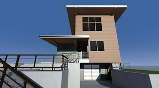 现代美式风格2层别墅平面图