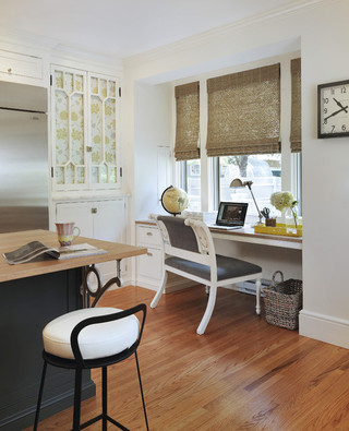 欧式风格家具三层别墅简洁转角书桌书柜图片