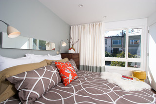 现代美式风格300平别墅大方简洁客厅13平米卧室设计