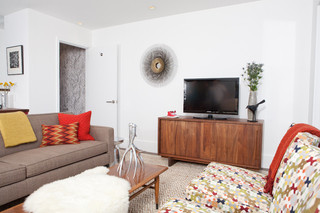 美式风格卧室三层双拼别墅现代简洁2013简欧客厅装修