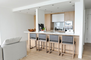 现代简约风格厨房200平米别墅艺术厨房餐厅效果图