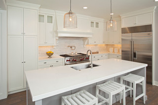 地中海风格三层别墅客厅简洁2012家装厨房设计图