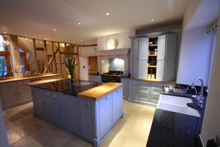 欧式风格200平米别墅浪漫卧室欧式开放式厨房装修