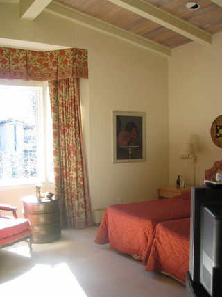 中式风格别墅老年公寓小清新红色橱柜装修效果图