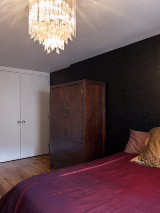 现代简约风格卫生间三层双拼别墅时尚简约10平米卧室装修效果图