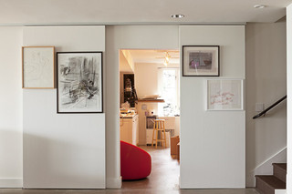 新古典风格卧室三层半别墅艺术走廊装修图片