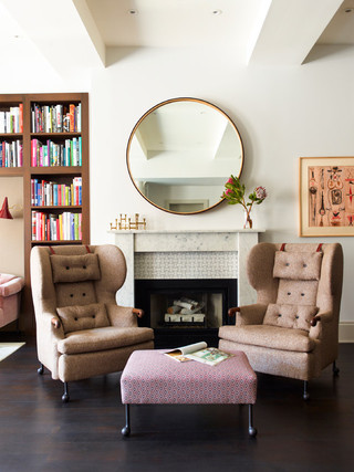 现代美式风格loft公寓卧室温馨米色设计图