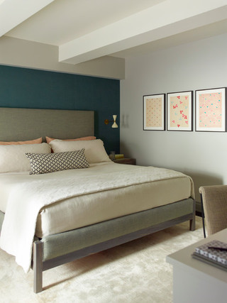 欧式风格客厅小型公寓舒适冷色调装修图片