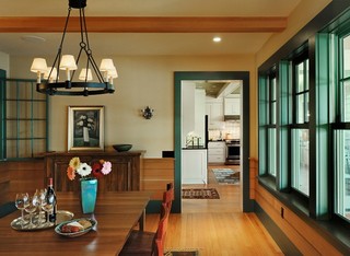 现代简约风格卧室一层半小别墅大方简洁客厅厨房餐厅客厅一体效果图