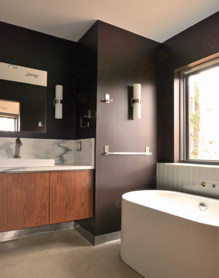现代简约风格客厅三层别墅简洁卧室品牌按摩浴缸效果图