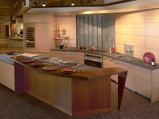 美式风格时尚简约2012家装厨房设计图纸