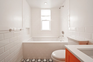 现代简约风格客厅小公寓现代简洁品牌按摩浴缸效果图