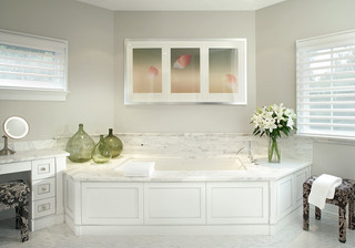 现代简约风格3层别墅现代简洁按摩浴缸图片
