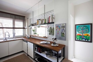 房间欧式风格单身公寓厨房大方简洁客厅5平方厨房效果图