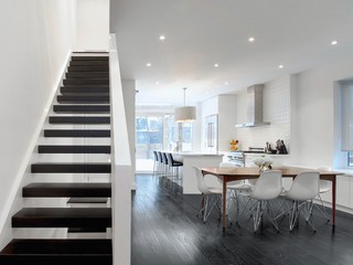 现代简约风格厨房300平别墅白色欧式设计图