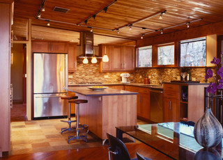 现代简约风格餐厅300平别墅浪漫卧室原木色设计图