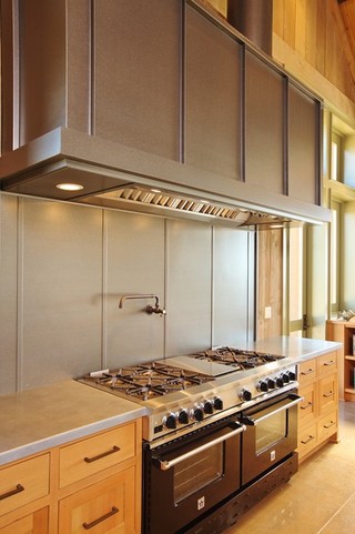 新古典风格客厅200平米别墅舒适小户型开放式厨房设计图