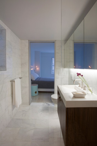 现代简约风格卧室现代简洁富裕型2012卫生间效果图
