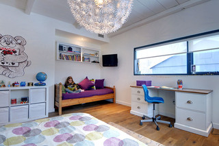 美式乡村风格卧室一层别墅舒适白色欧式装修效果图