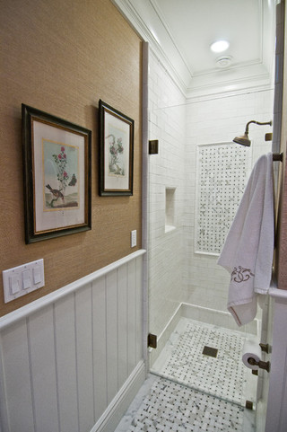 宜家风格客厅一层半别墅舒适淋浴房定制