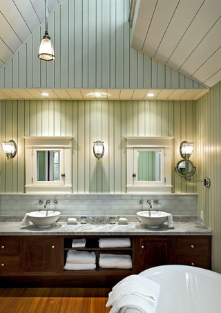 美式乡村风格三层独栋别墅卧室温馨2平米卫生间设计