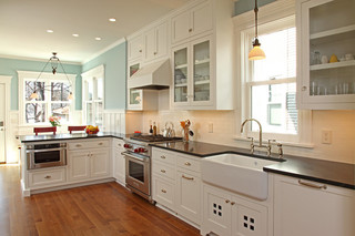 现代简约风格厨房2014年别墅唯美整体厨房颜色效果图