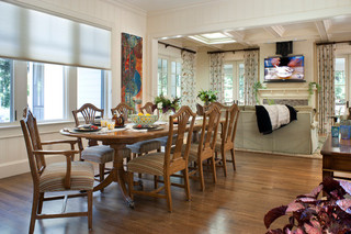 美式乡村风格客厅三层别墅及舒适原木色家居设计图