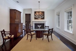 美式风格卧室三层连体别墅实用客厅米色效果图