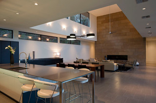 现代美式风格200平米别墅豪华欧式卧室别墅餐厅效果图