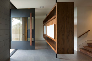 现代美式风格三层双拼别墅豪华房子2013玄关设计