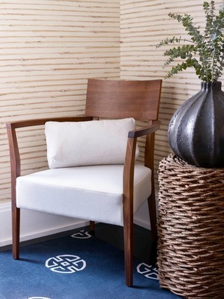 宜家风格客厅单身公寓厨房唯美原木色装修效果图