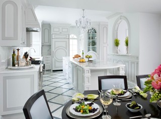 现代简约风格餐厅三层独栋别墅唯美2012家装厨房装修图片