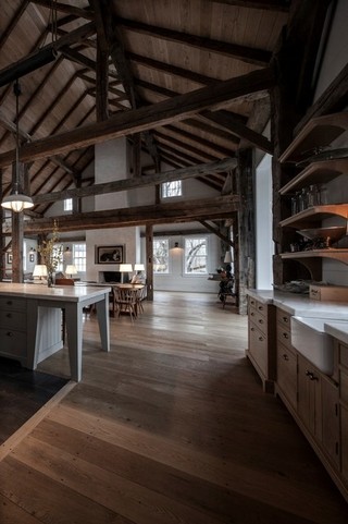 欧式风格家具一层别墅及舒适4平米小厨房设计图