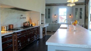 欧式风格客厅200平米别墅舒适开放式厨房餐厅改造