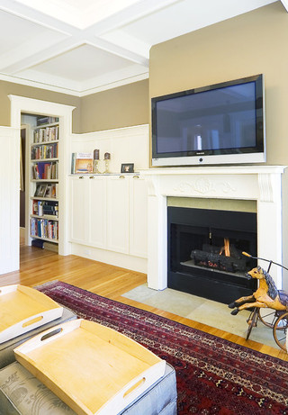 欧式风格家具三层平顶别墅大方简洁客厅电视柜设计图图片