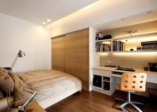 现代简约风格小户型温馨卧室设计图
