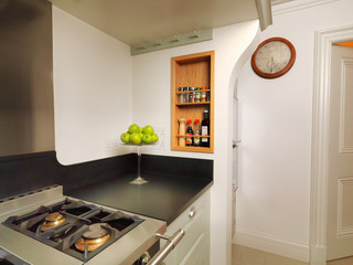 美式风格客厅单身公寓设计图简洁卧室 6平方厨房装修图片