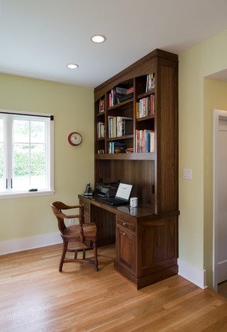 美式风格老年公寓客厅简洁中式书房装修效果图